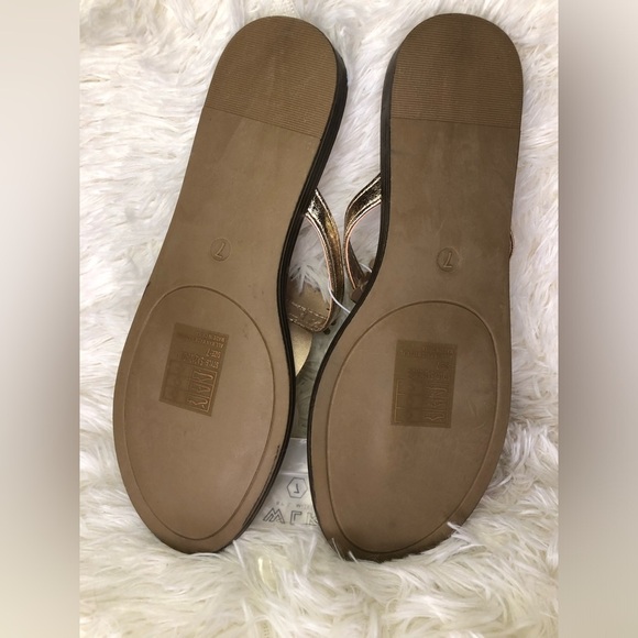 Beaded Palm Tree and Pineapple Sandals WLK size 7 - Picture 7 of 8